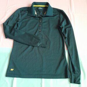 Jack Nicklaus Men’s Golf Shirt Performance Long Sleeve XS Black